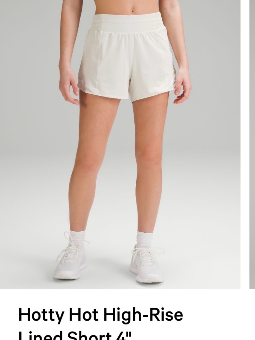 LuLulemon High rise hottie hot 4inch inseam shorts